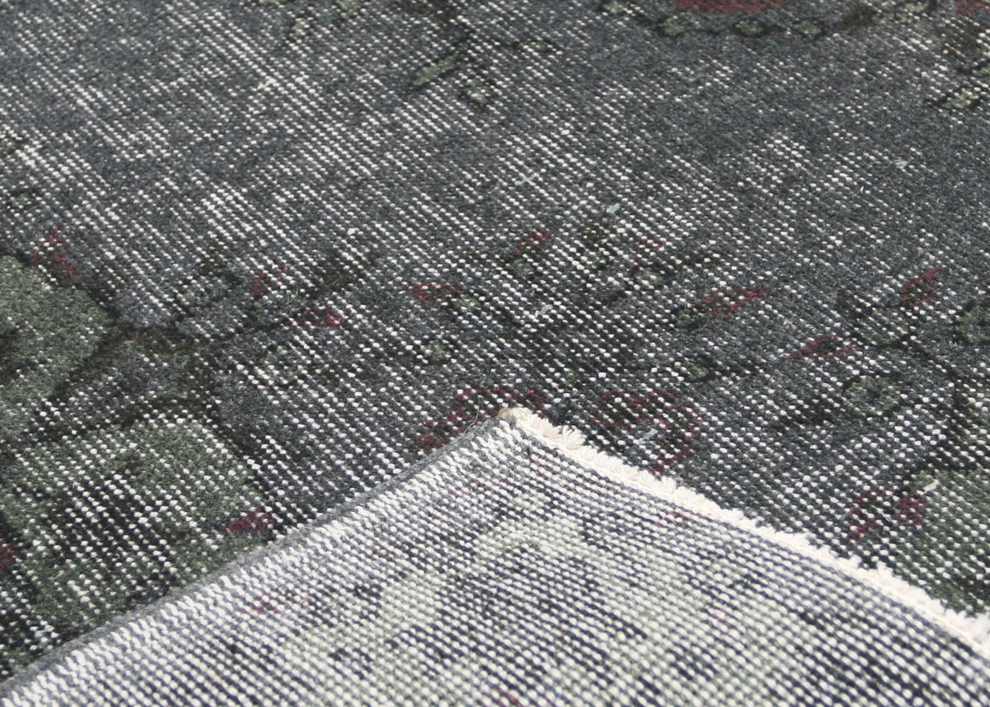 Vintage Turkish OverDyed Rug - 4'1" x 7' - 150298