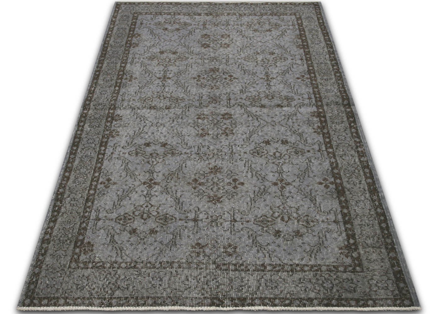 Vintage Turkish OverDyed Rug - 3'10" x 6'10" - 150300