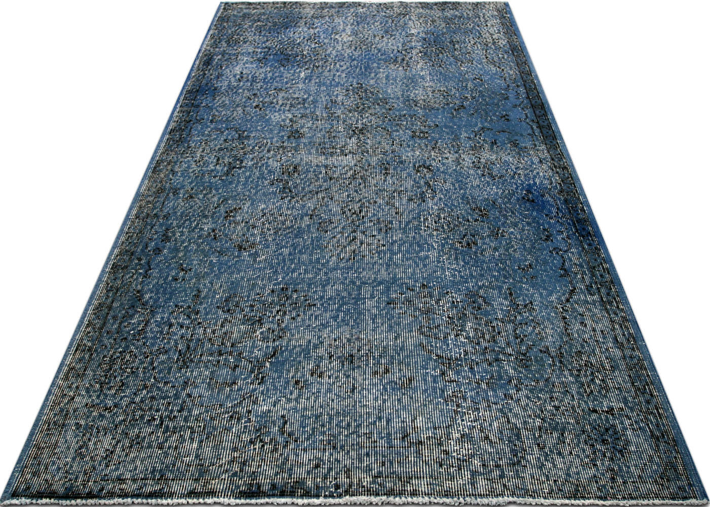 Vintage Turkish OverDyed Rug - 4'1" x 7' - 150302