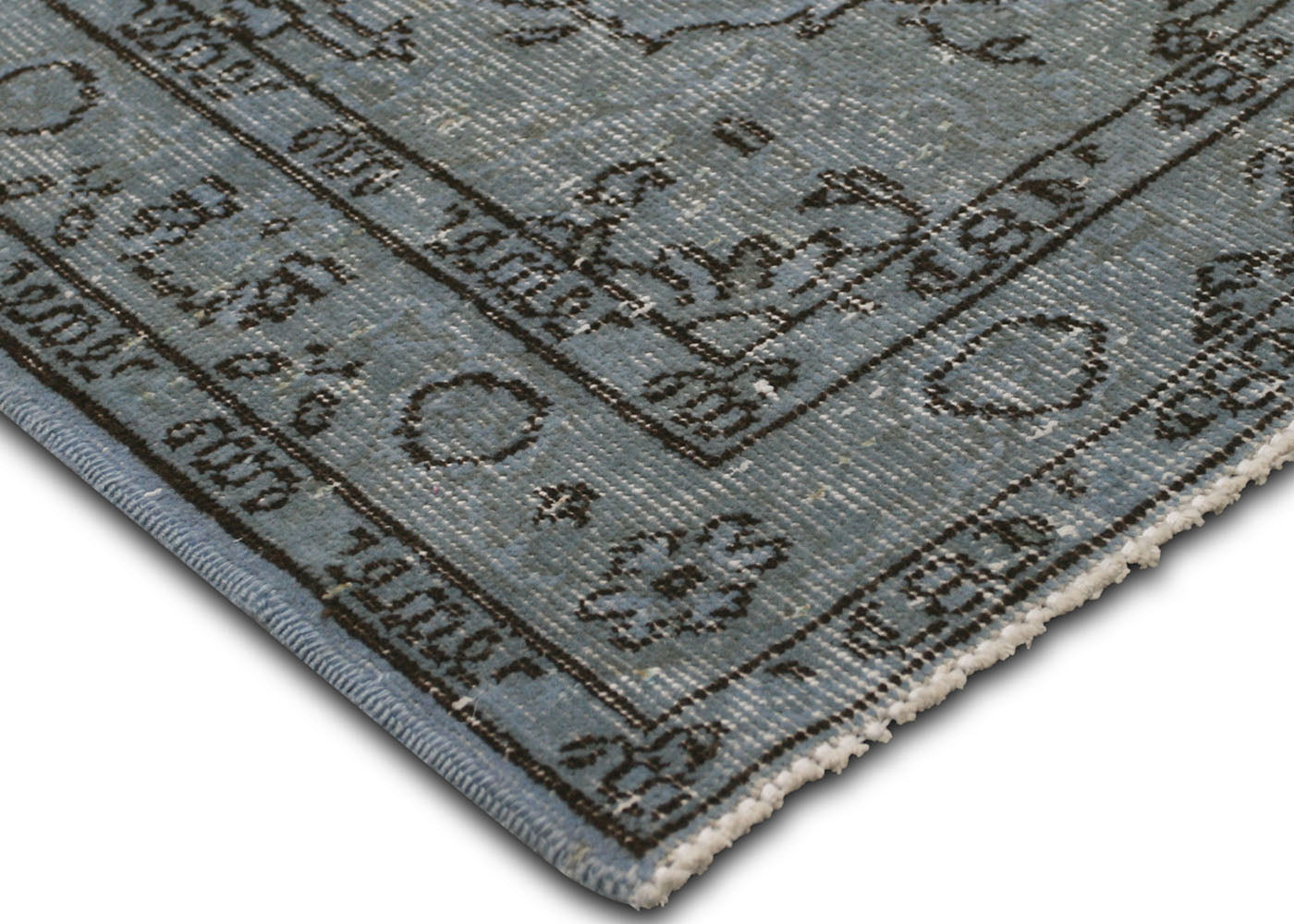 Vintage Turkish OverDyed Rug - 3'11" x 7'2" - 150303