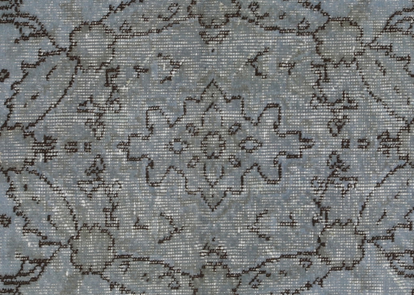 Vintage Turkish OverDyed Rug - 3'11" x 7'2" - 150303