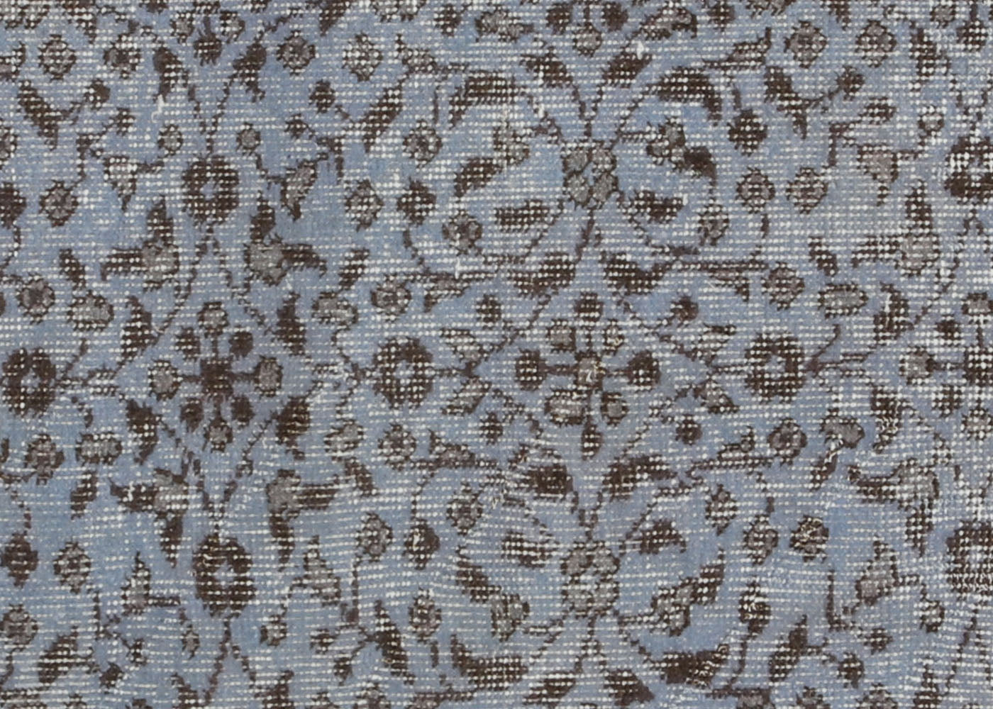 Vintage Turkish OverDyed Rug - 4'1" x 6'9" - 150304