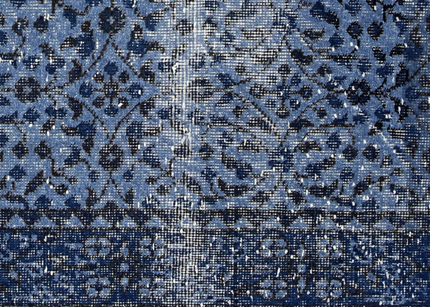 Vintage Turkish OverDyed Rug - 3'9" x 7'2" - 150307