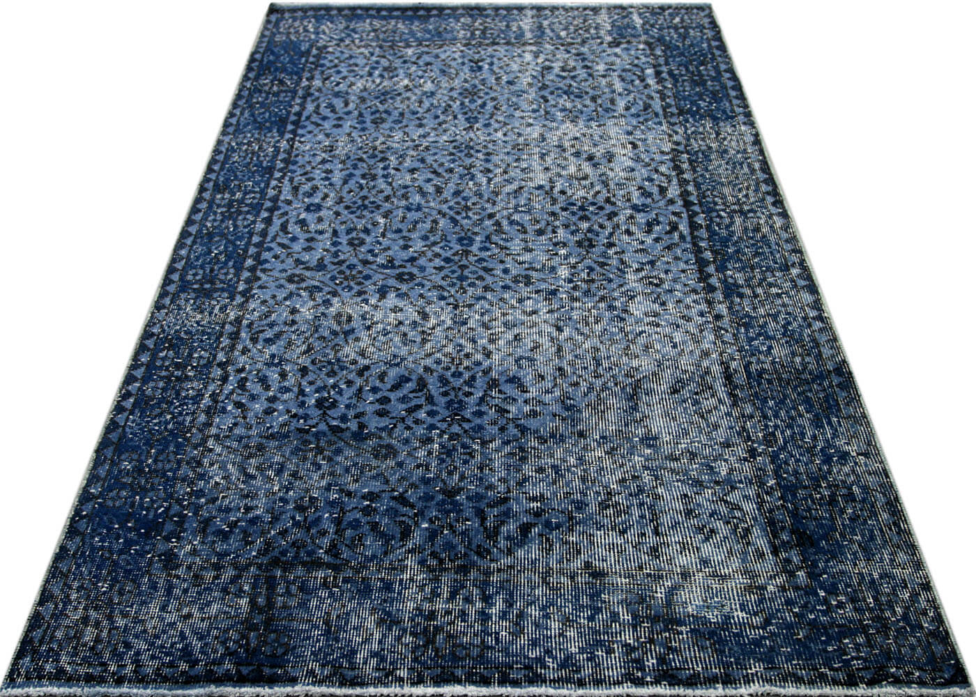 Vintage Turkish OverDyed Rug - 3'9" x 7'2" - 150307