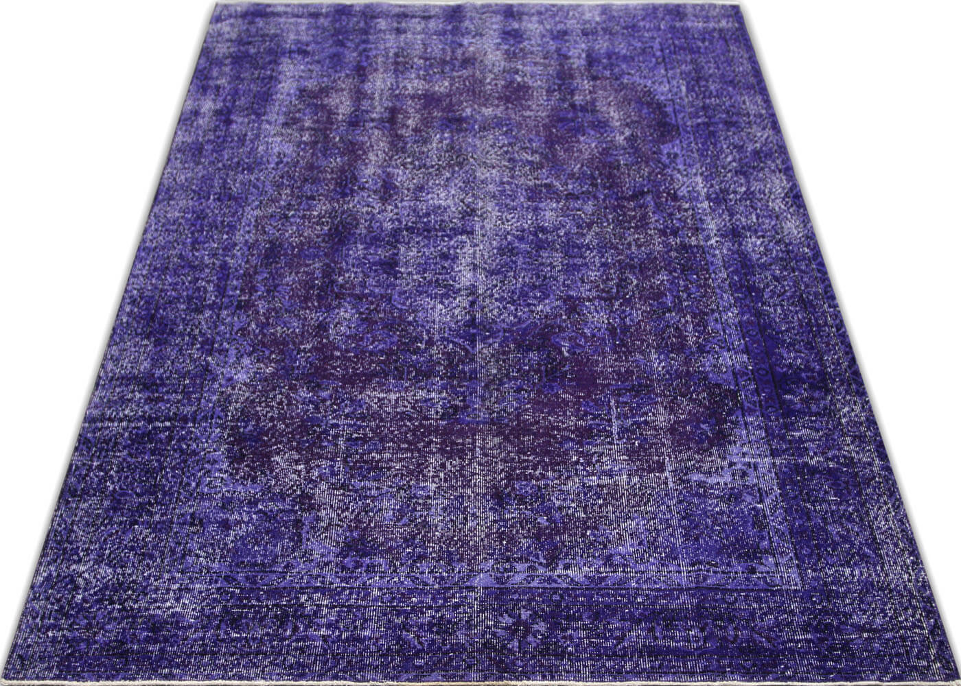 Vintage Turkish OverDyed Rug - 6'2" x 9'10" - 150330