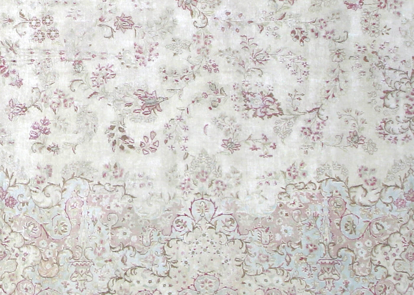 Vintage Persian Kerman Rug - 11'4" x 22'7" - 150372