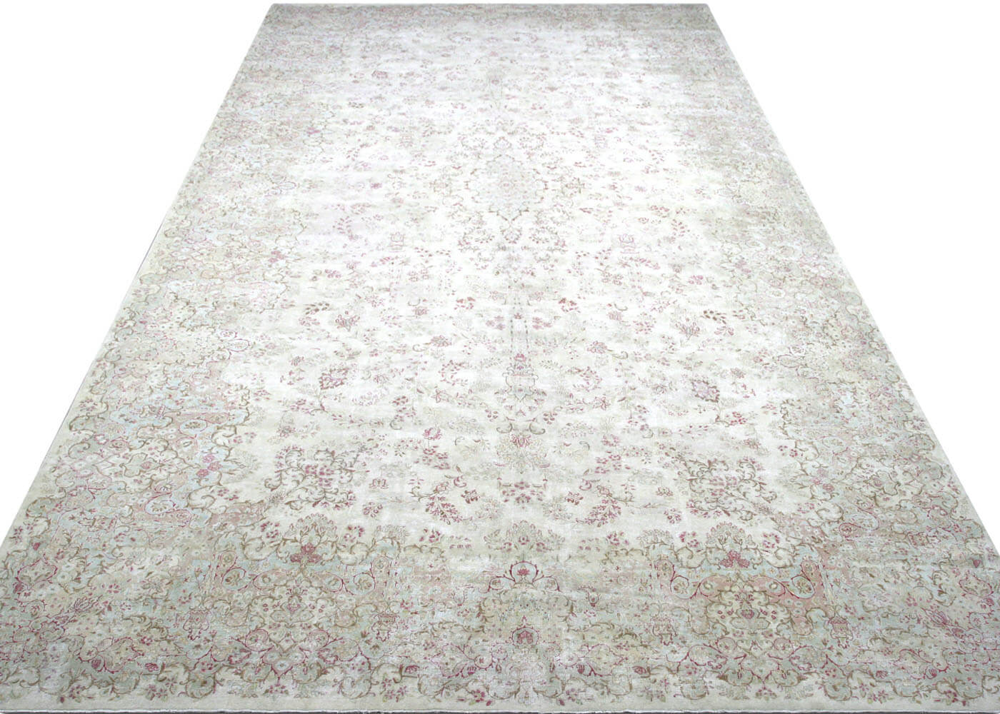 Vintage Persian Kerman Rug - 11'4" x 22'7" - 150372