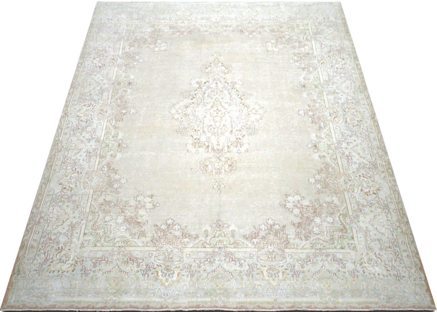 Vintage Persian Kerman Rug - 8'9" x 11'3" - 150373