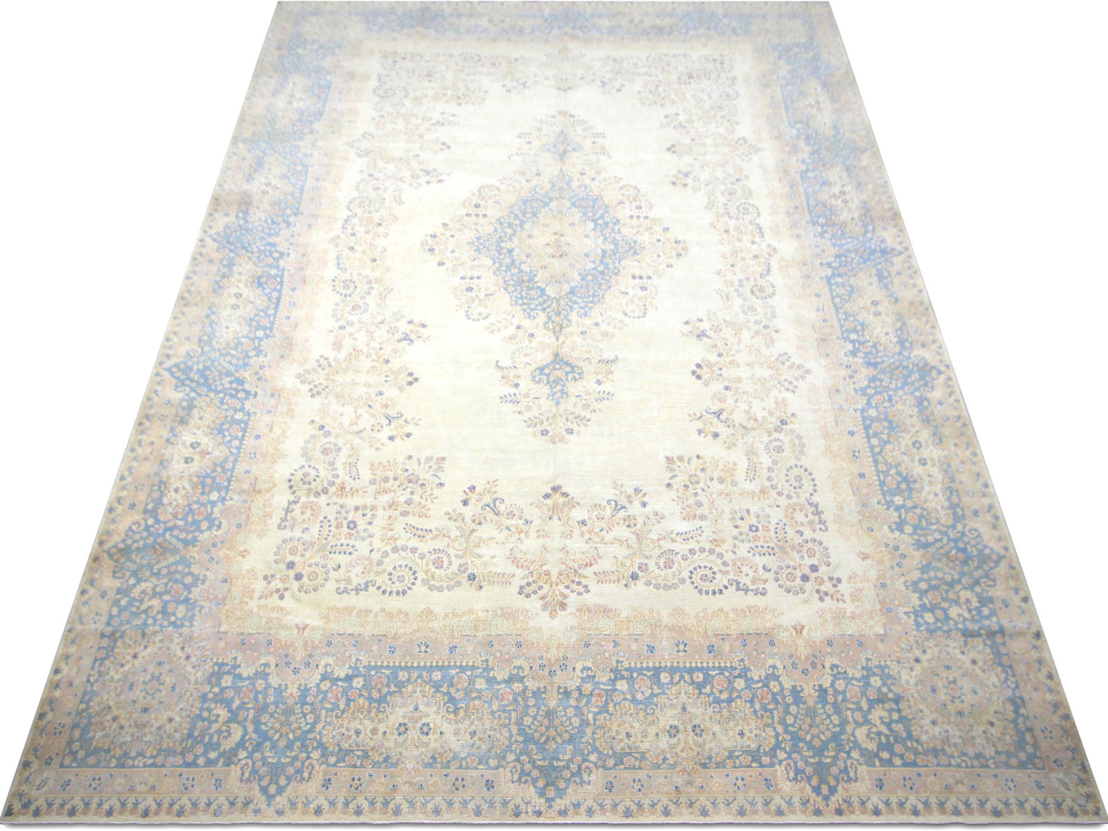 Vintage Persian Kerman Rug - 12'5" x 19' - 150380