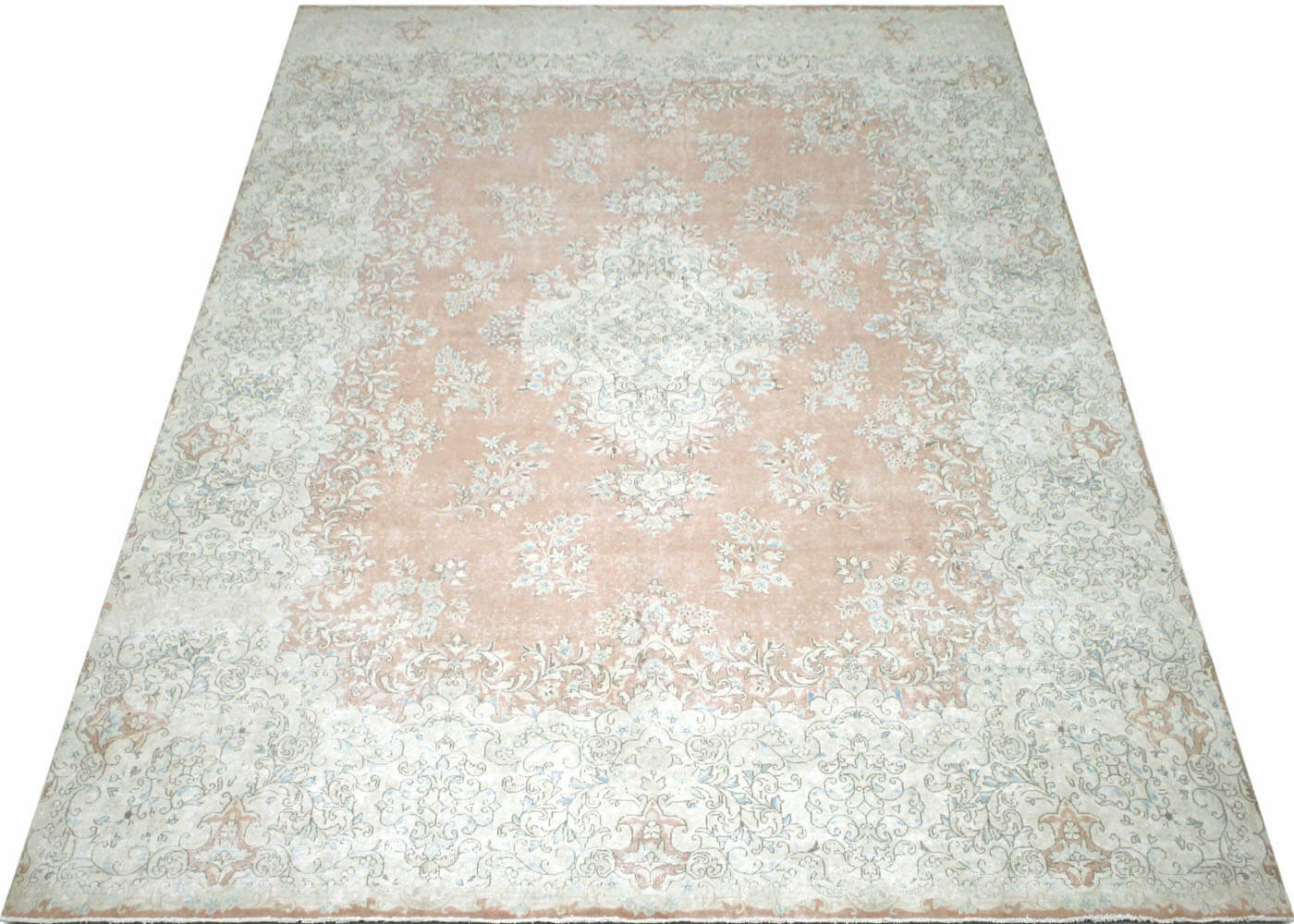 Vintage Persian Kerman Rug - 8'9" x 11'7" - 150381