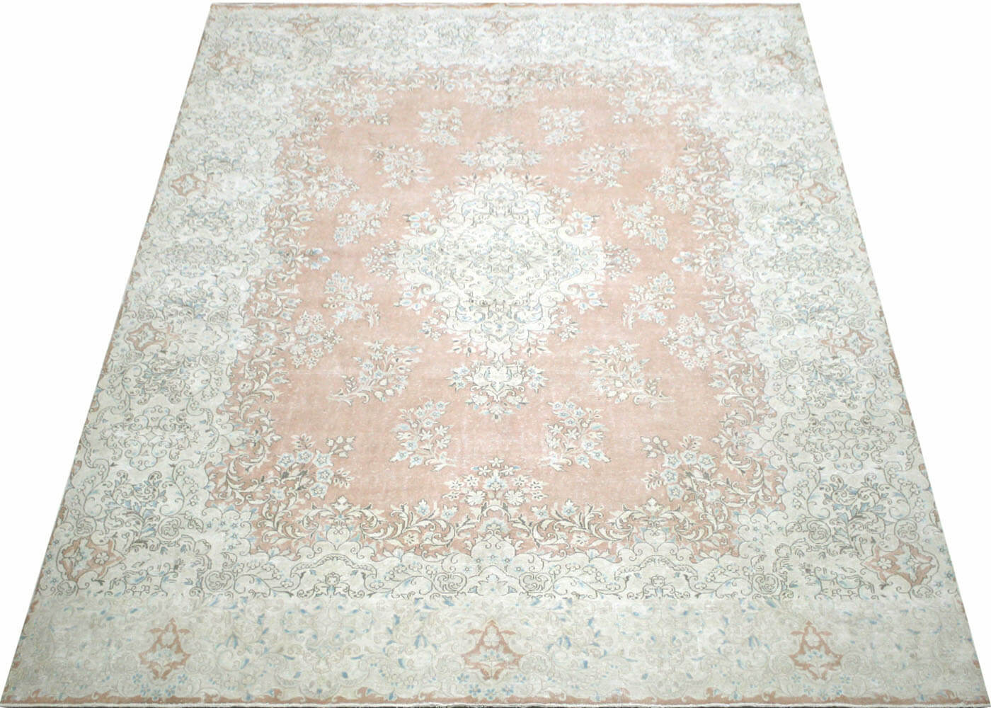 Vintage Persian Kerman Rug - 8'9" x 11'7" - 150381