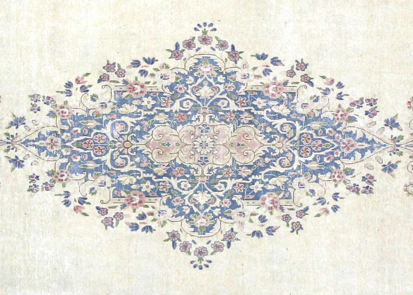 Vintage Persian Kerman Rug - 11'8" x 22' - 150382