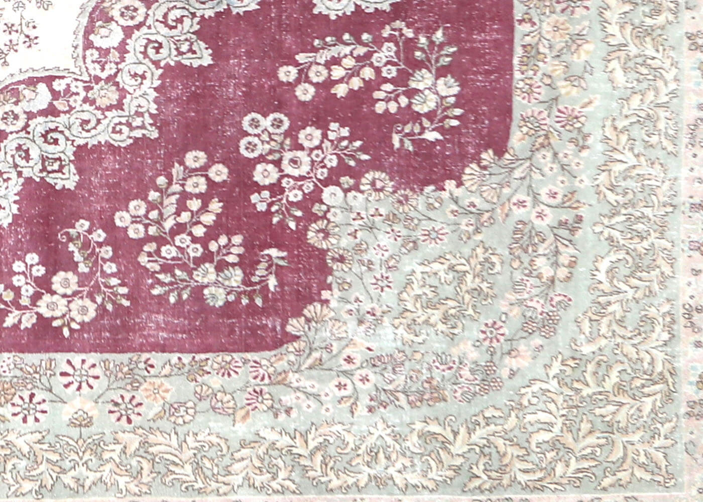Vintage Persian Kerman Rug - 8'11" x 12'1" - 150383