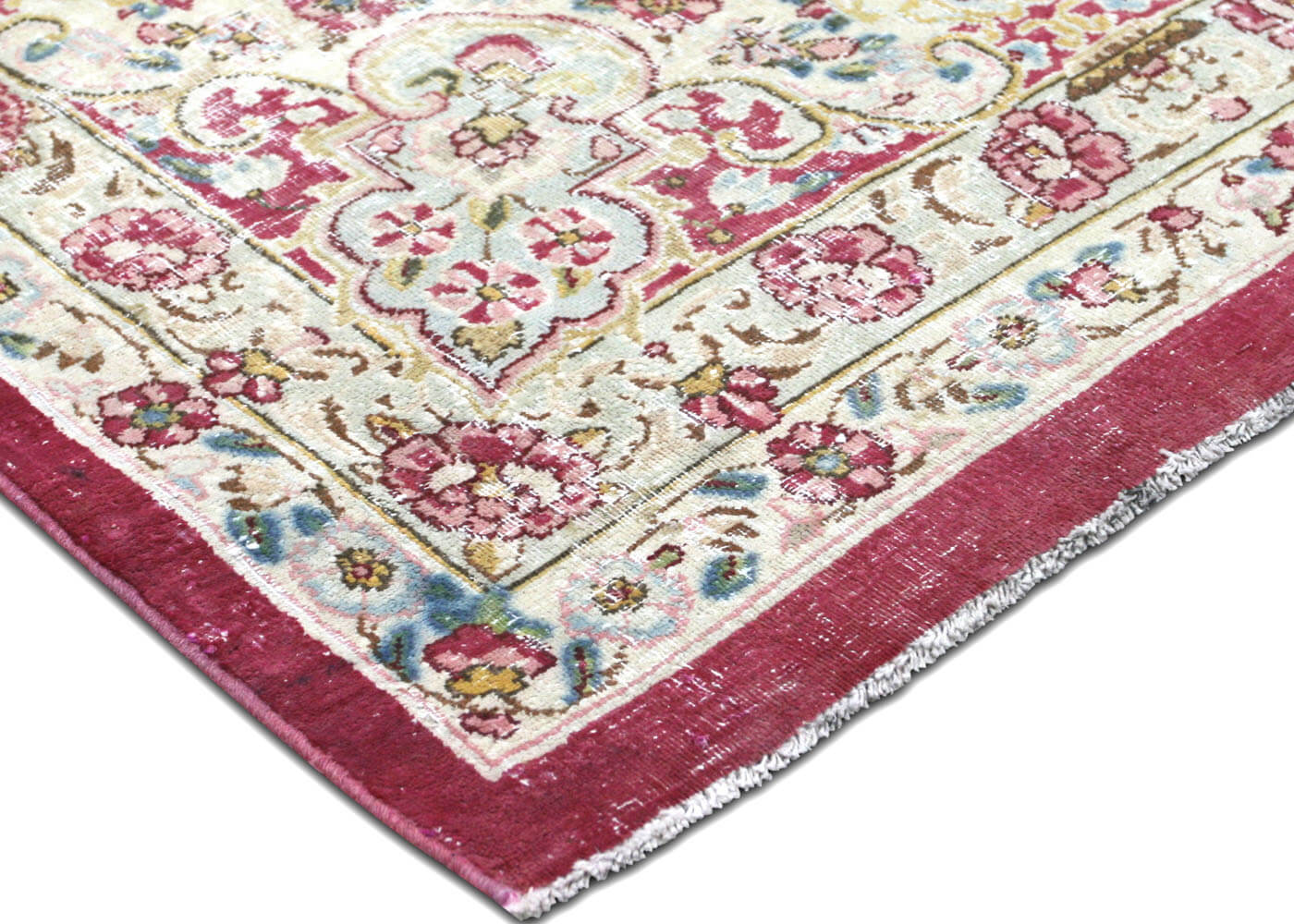 Vintage Persian Kerman Rug - 10'9" x 13'4" - 150385