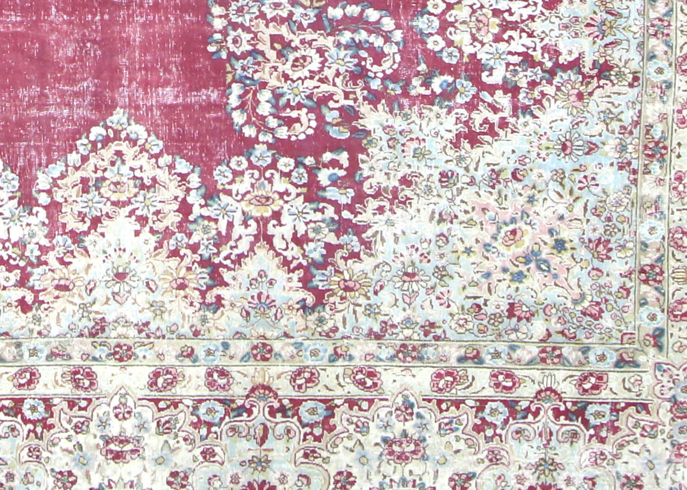 Vintage Persian Kerman Rug - 10'9" x 13'4" - 150385