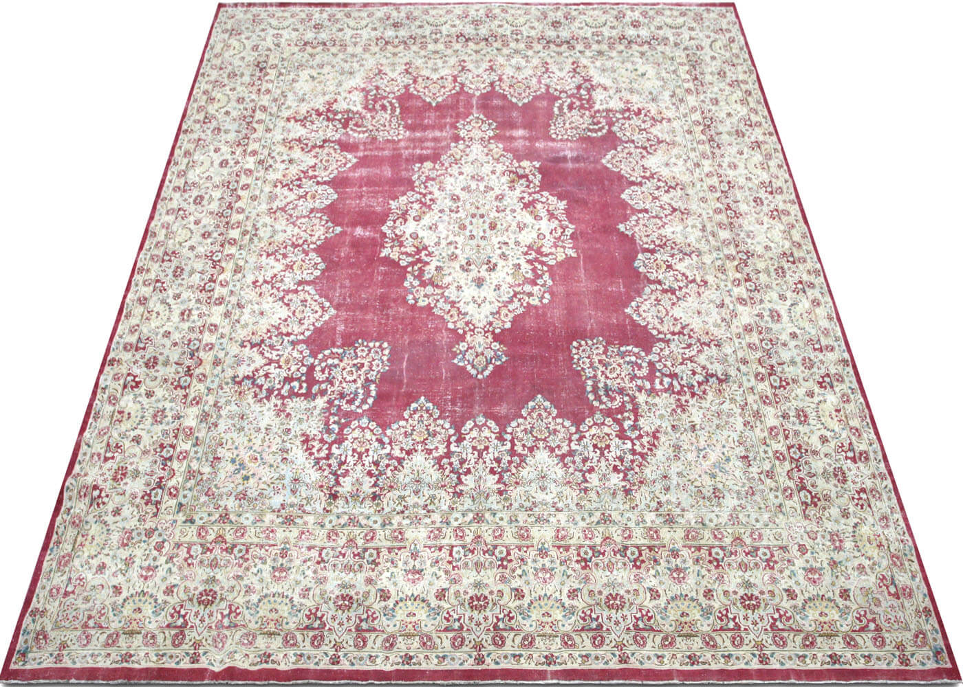 Vintage Persian Kerman Rug - 10'9" x 13'4" - 150385
