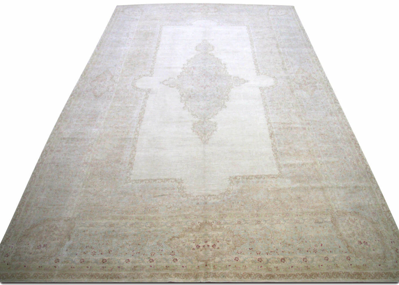 Vintage Persian Kerman Rug - 11'4" x 20'5" - 150386