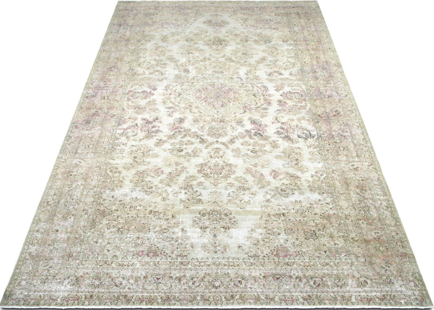 Vintage Persian Kerman Rug - 11' x 21'4" - 150395