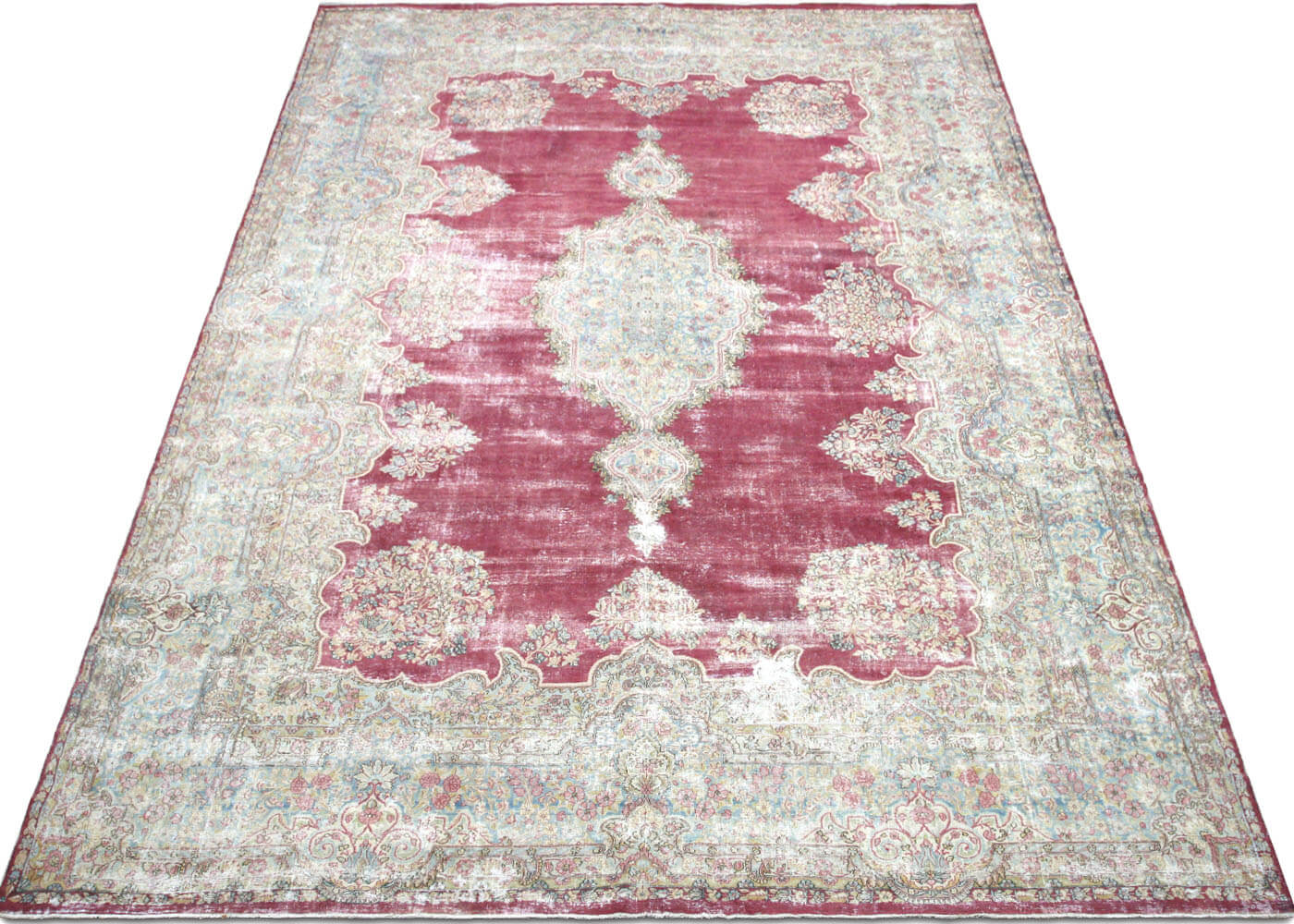 Vintage Persian Kerman Rug - 10'9" x 16' - 150398