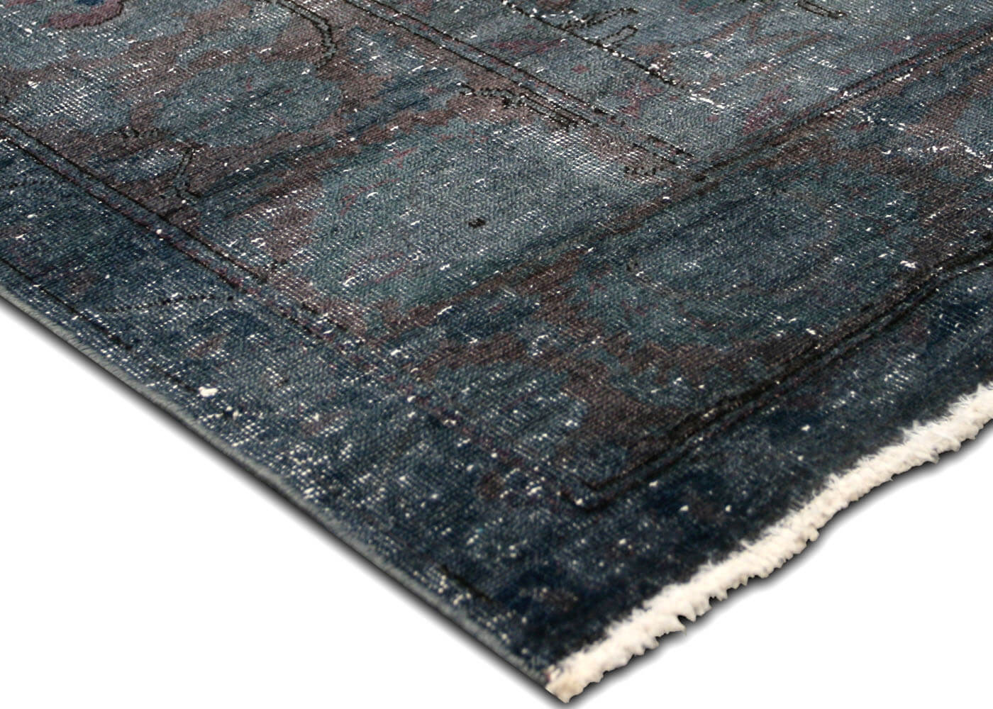 Vintage Turkish OverDyed Rug - 7'6" x 10'7" - 150405