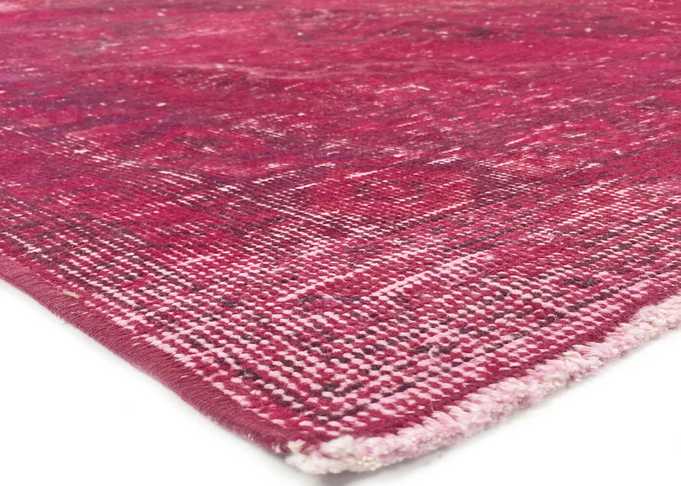 Vintage Turkish OverDyed Rug - 4'10" x 12'2" - 150428