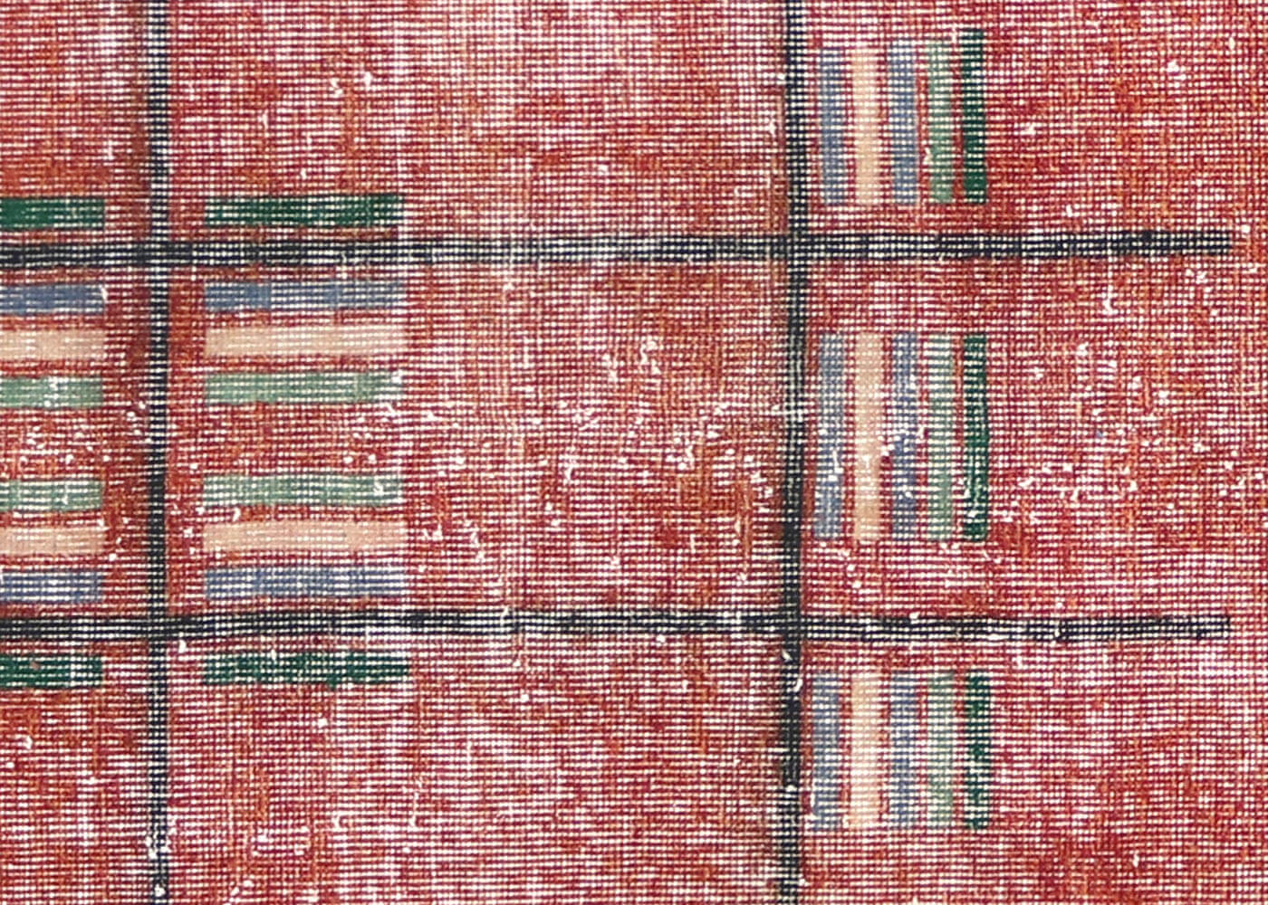 Vintage Turkish Mid-Century-Modern Rug - 5'4" x 8'6" - 150431