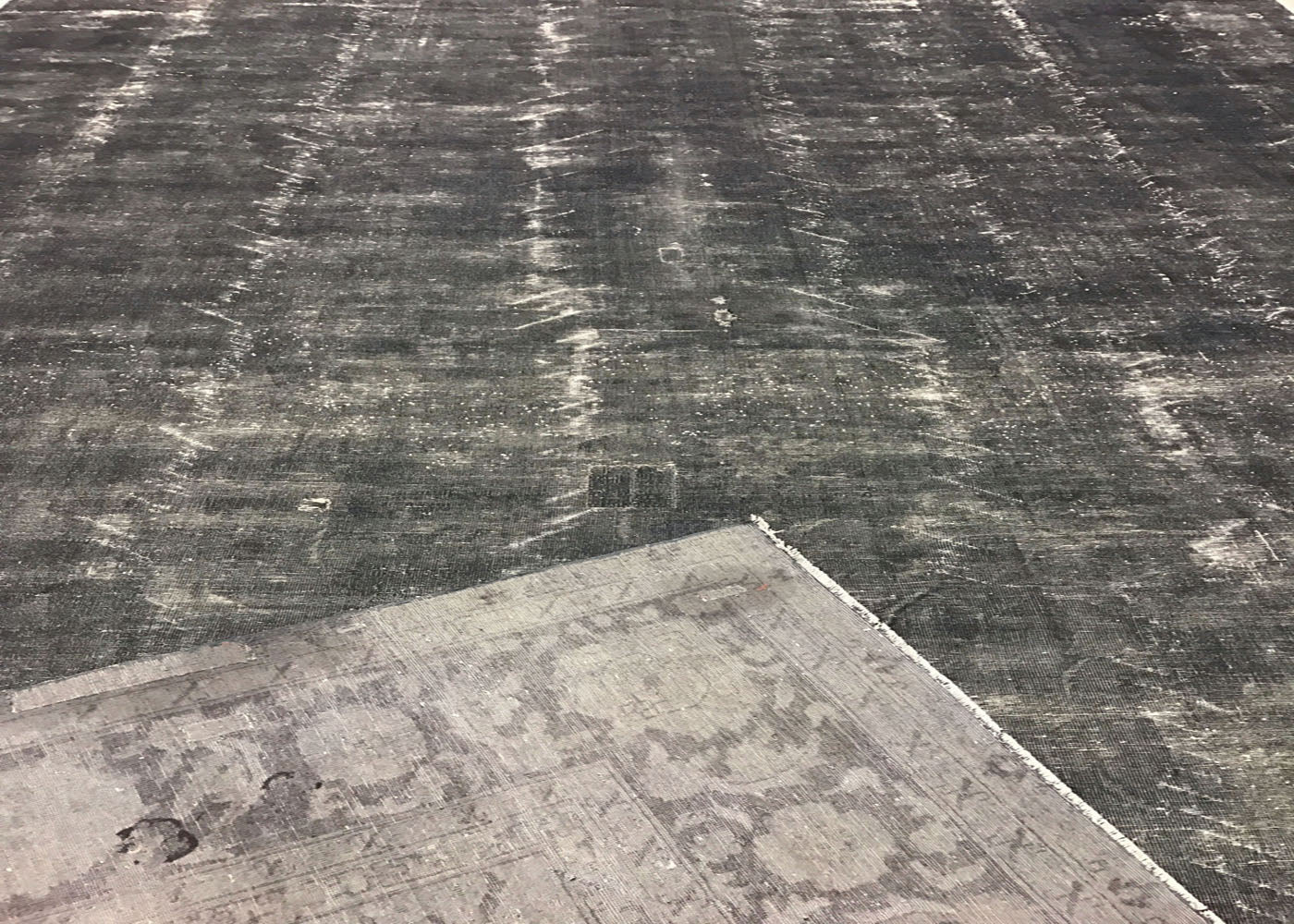 Vintage Persian Kerman Overdyed Rug - 11'5" x 21'8" - 150445