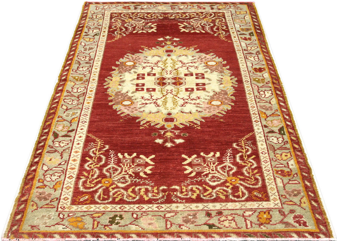 Vintage Turkish Oushak Rug - 2'11" x 5'1" - 150500