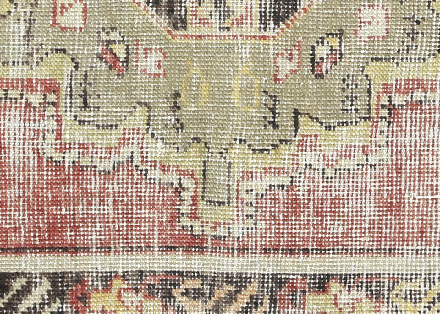 Vintage Turkish Oushak Rug - 3'10" x 6'2" - 150503