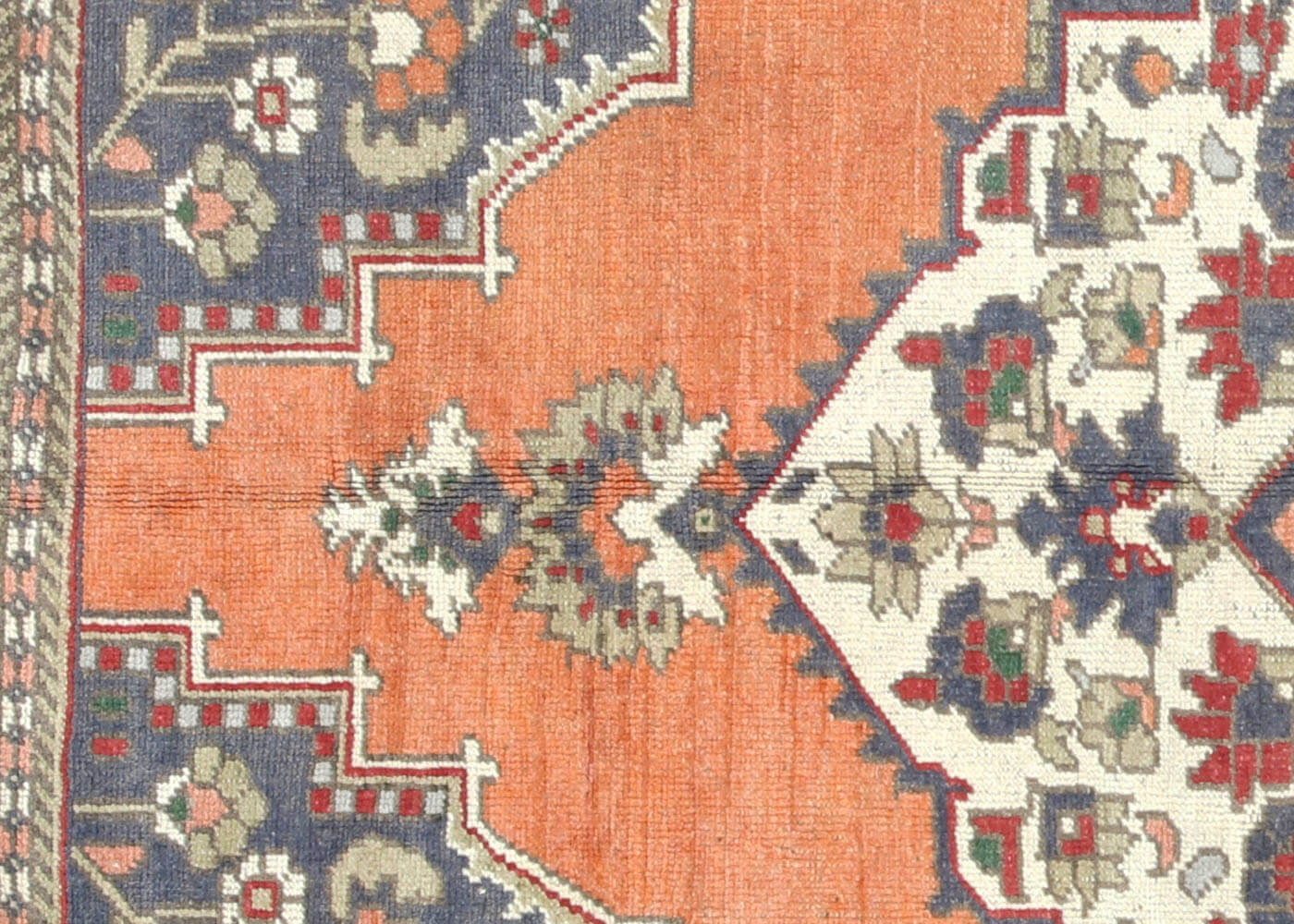 Vintage Turkish Oushak Rug - 5'9" x 9'4" - 150508