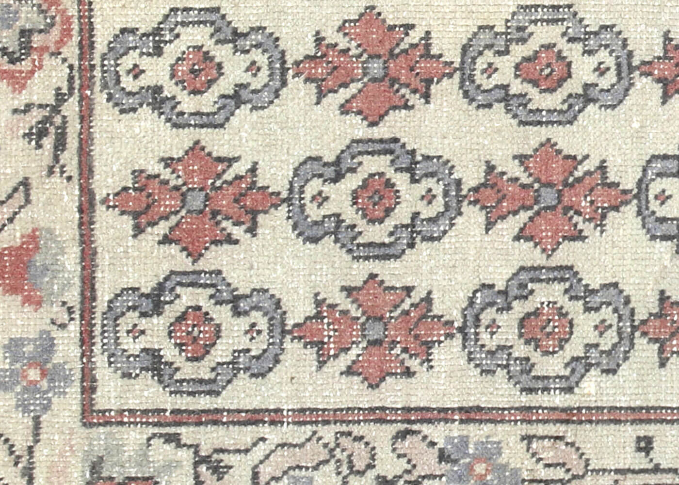 Vintage Turkish Oushak Rug - 4'2" x 7'5" - 150518