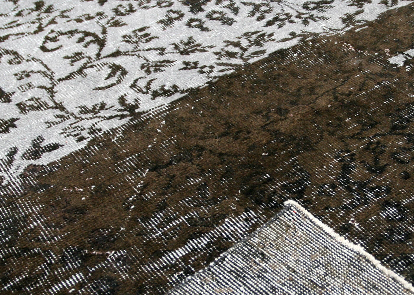 Vintage Turkish OverDyed Rug - 5'4" x 11'1" - 150519