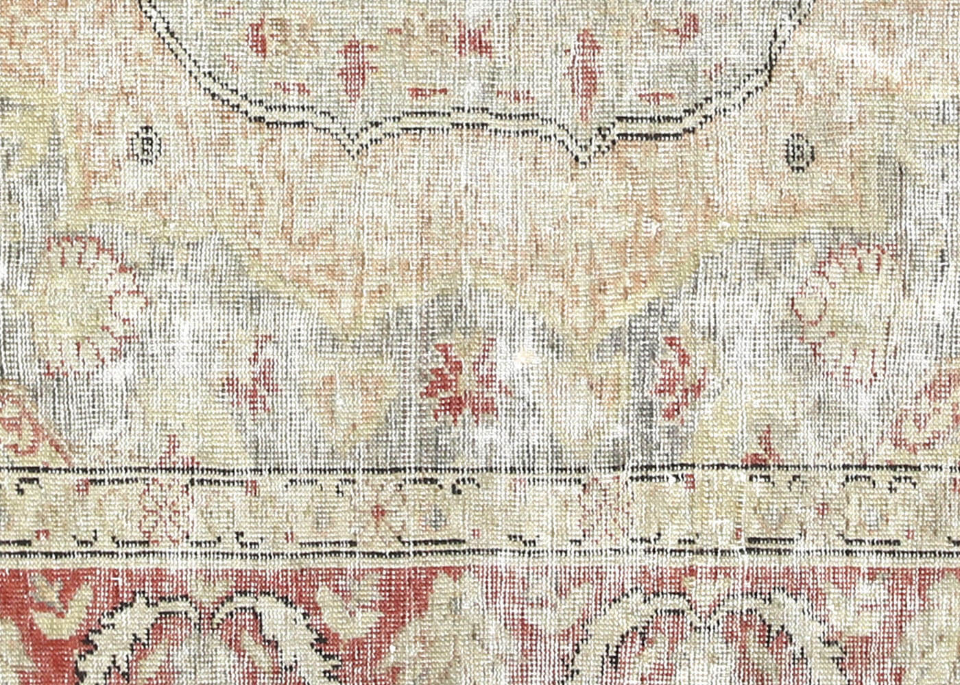 Vintage Turkish Oushak Rug - 4'2" x 6'2" - 150536