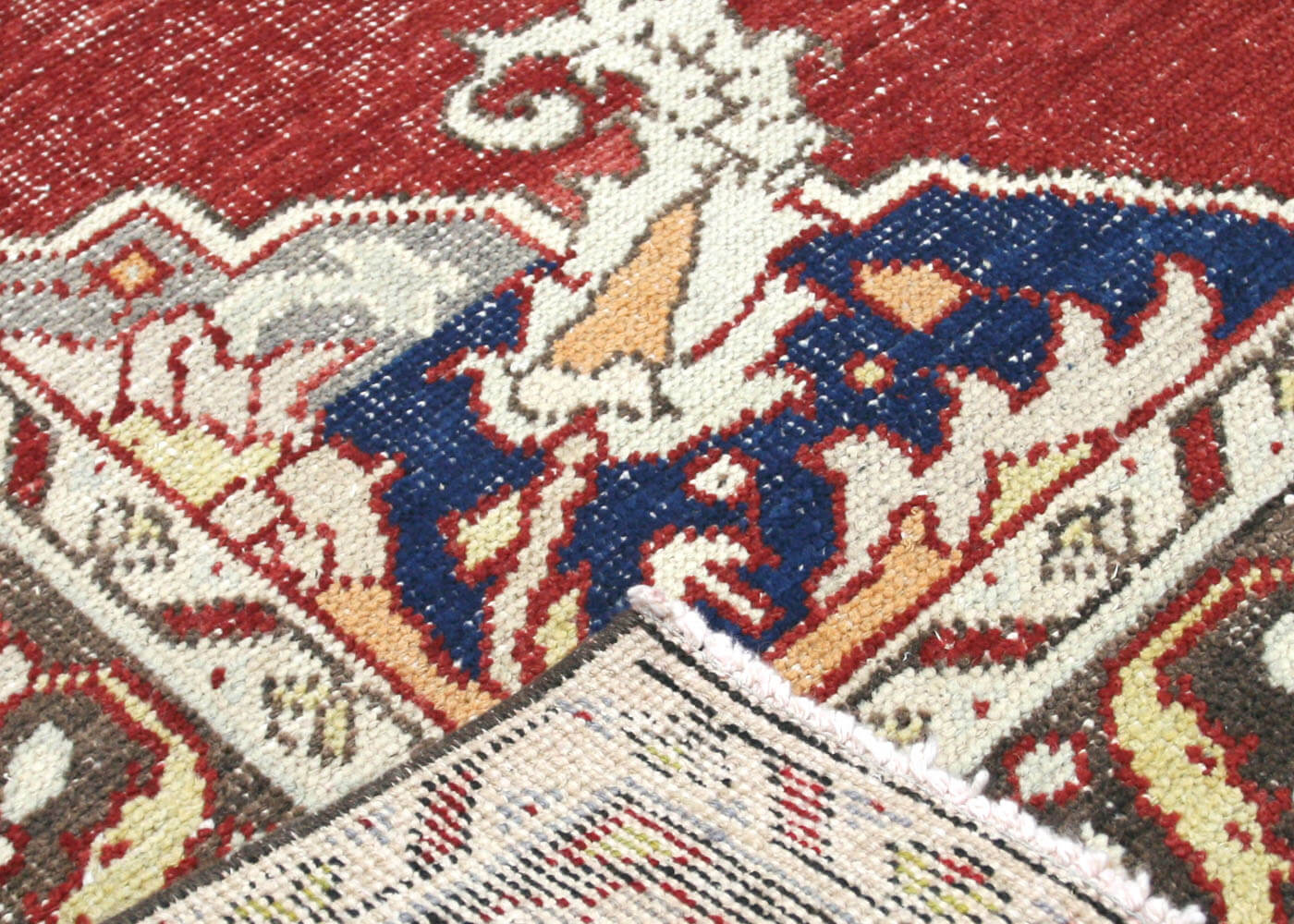 Vintage Turkish Oushak Rug - 4'8" x 7'9" - 150538