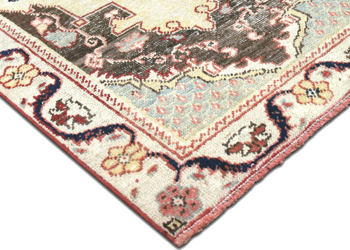 Vintage Turkish Oushak Rug - 4'9" x 7'2" - 150541
