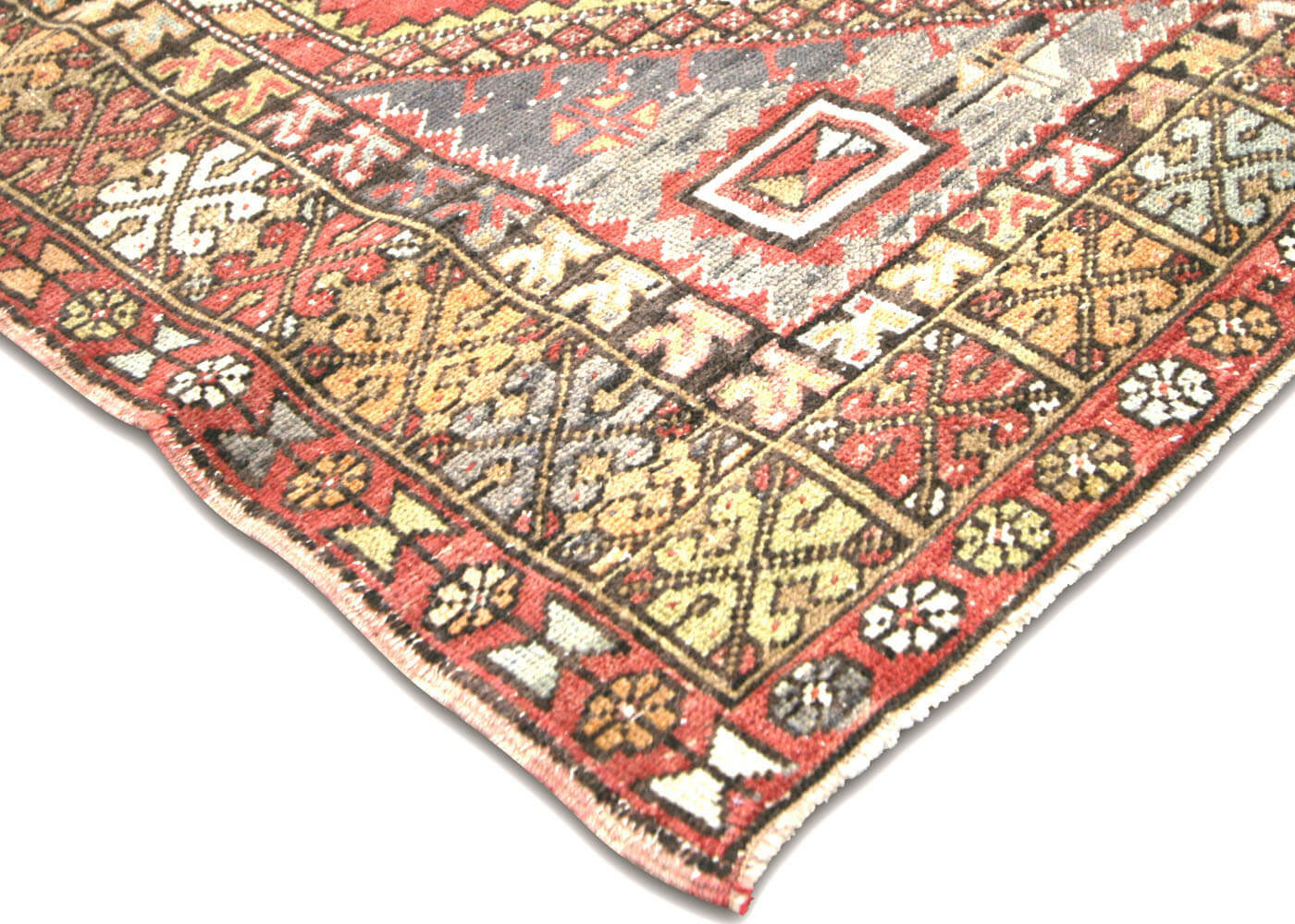 Vintage Turkish Oushak Rug - 3'9" x 5'4" - 150543