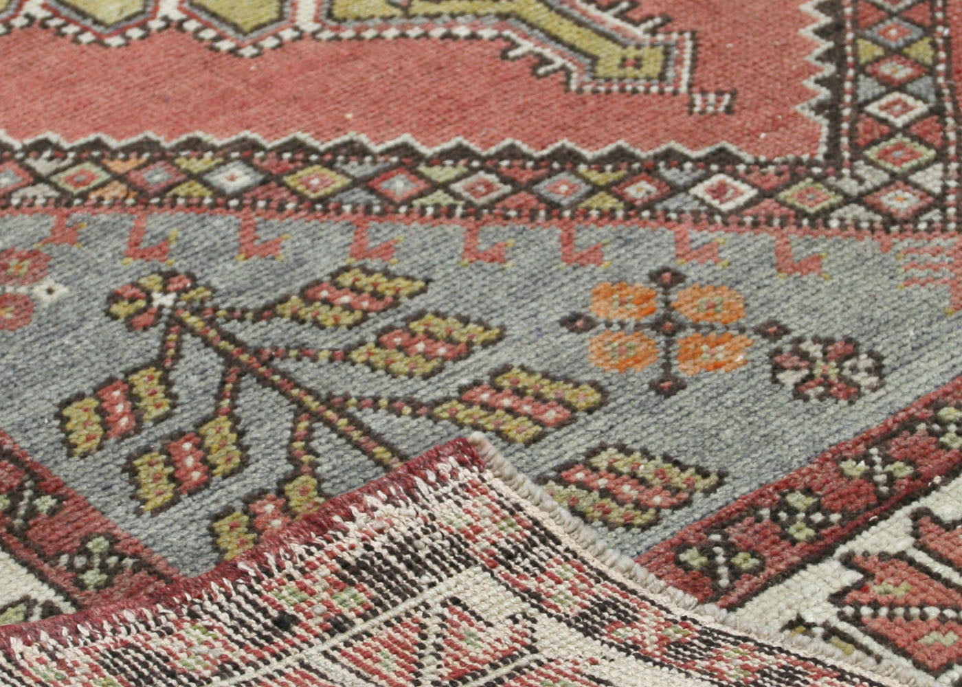 Vintage Turkish Oushak Rug - 3'9" x 5'9" - 150556