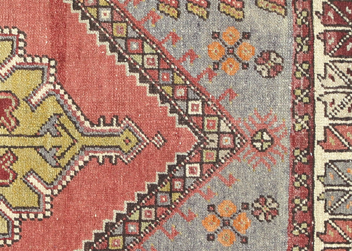 Vintage Turkish Oushak Rug - 3'9" x 5'9" - 150556
