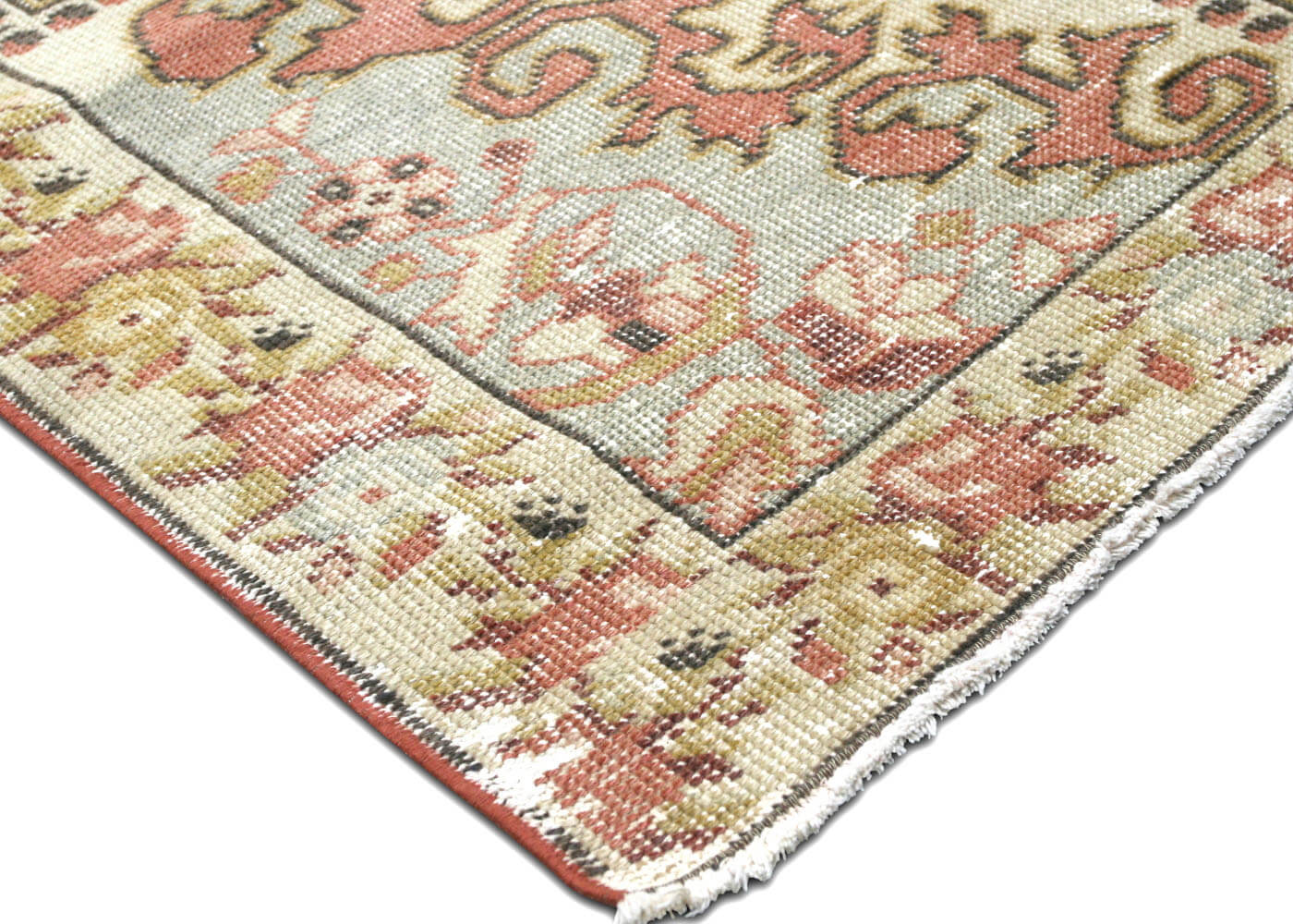 Vintage Turkish Oushak Rug - 4'5" x 7'3" - 150562