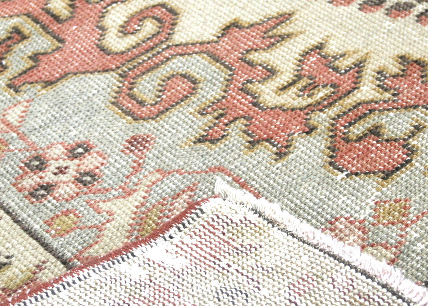 Vintage Turkish Oushak Rug - 4'5" x 7'3" - 150562
