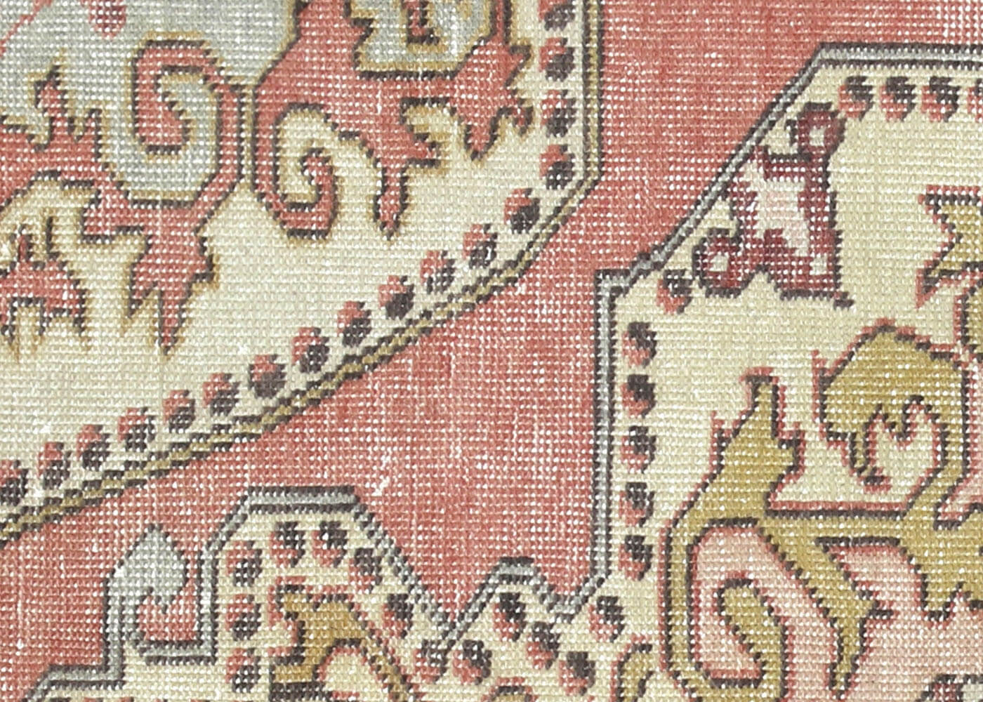 Vintage Turkish Oushak Rug - 4'5" x 7'3" - 150562
