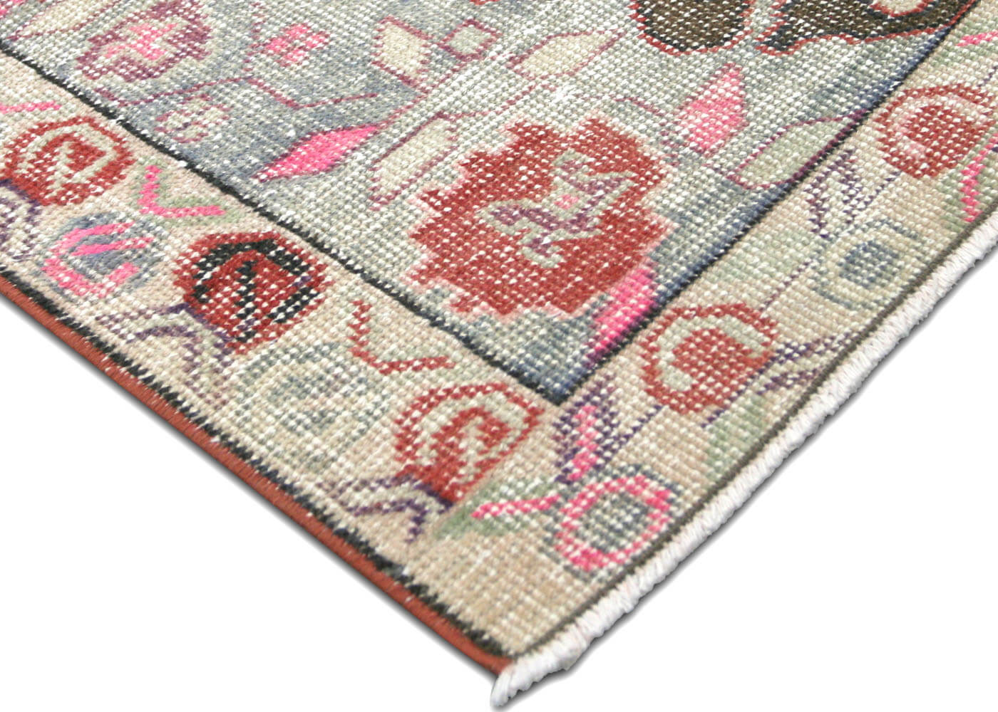 Vintage Turkish Oushak Rug - 4'2" x 6'7" - 150585