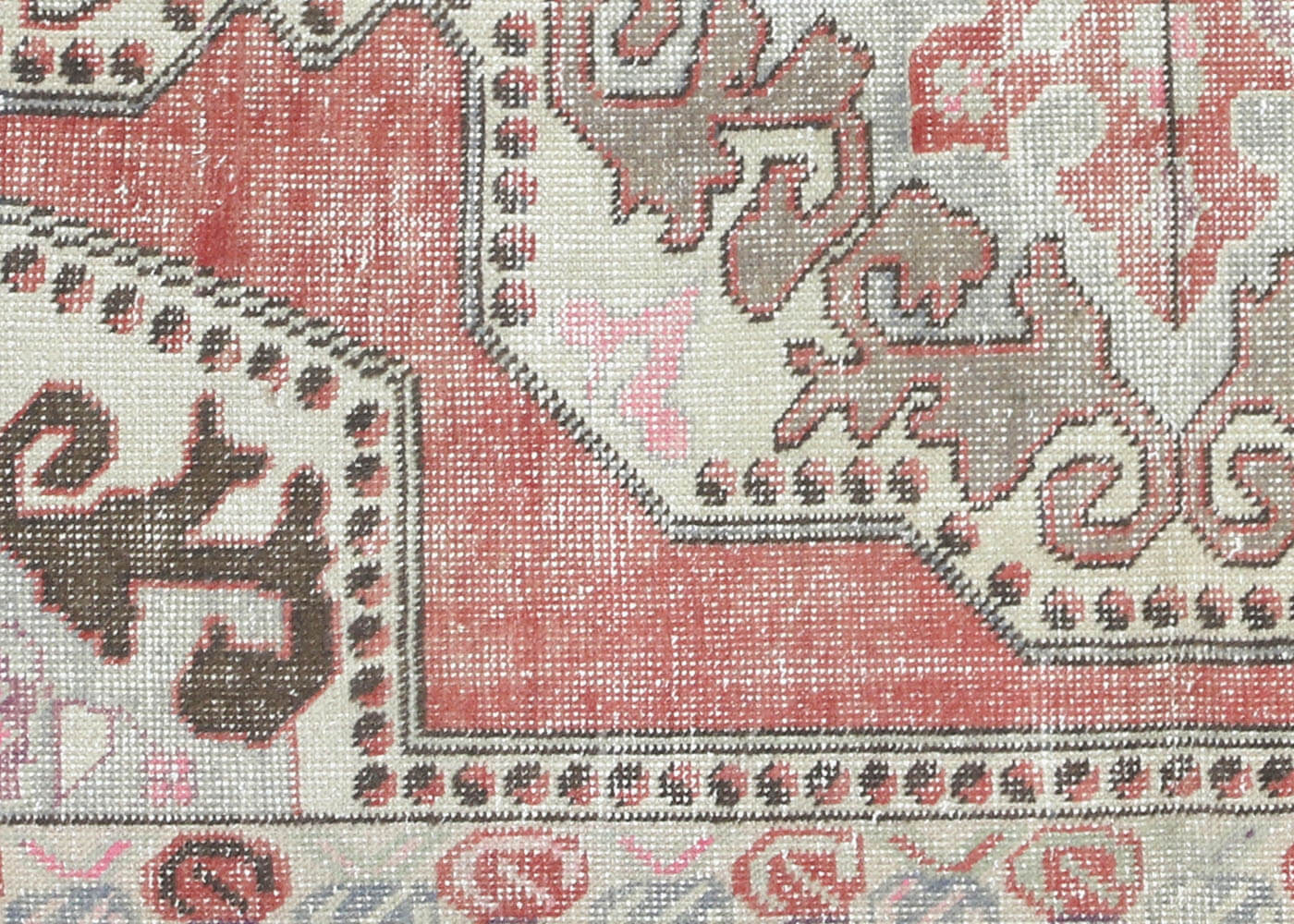 Vintage Turkish Oushak Rug - 4'2" x 6'7" - 150585