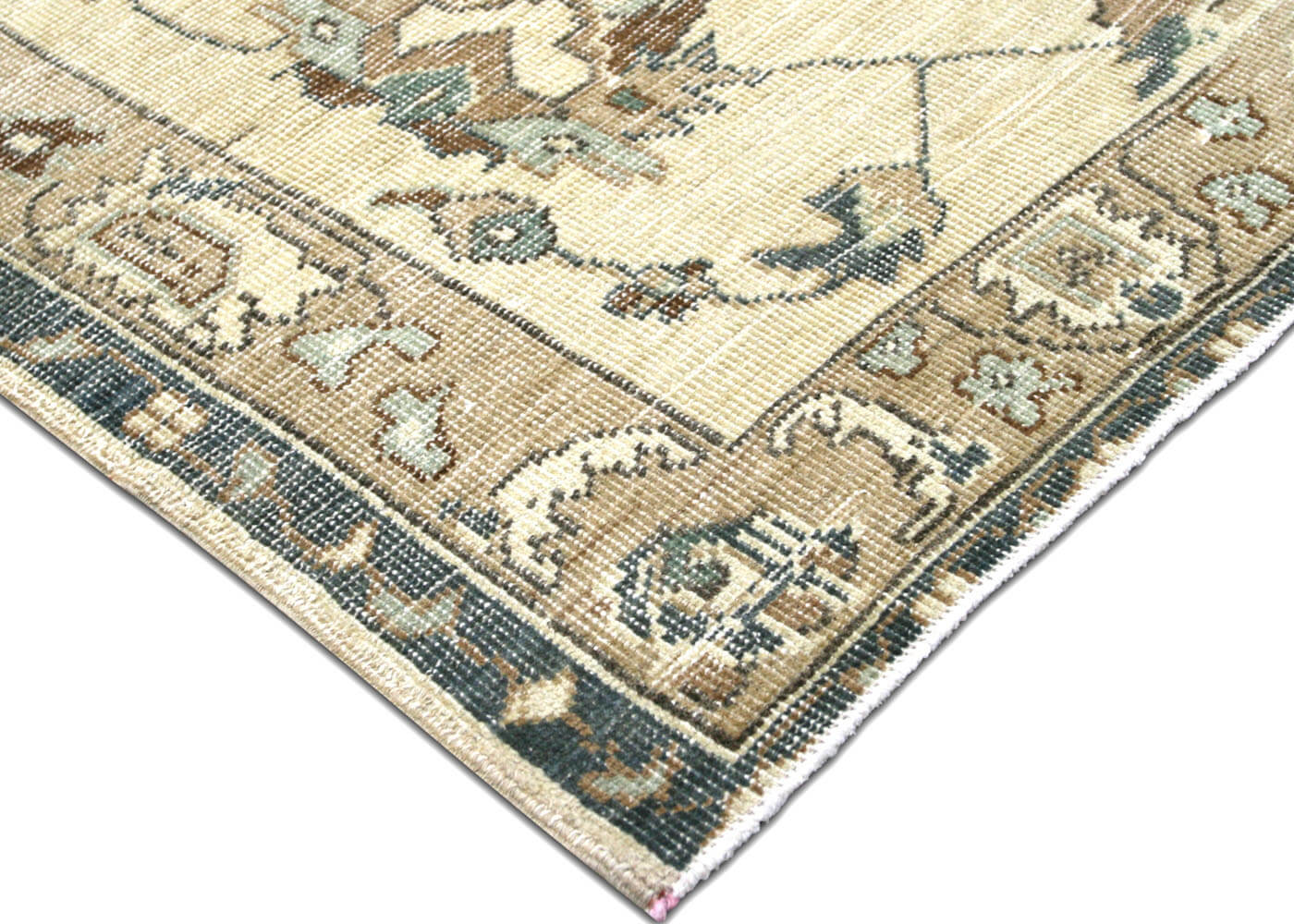 Vintage Turkish Oushak Rug - 5'1" x 9' - 150593