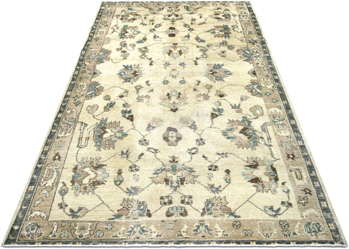 Vintage Turkish Oushak Rug - 5'1" x 9' - 150593
