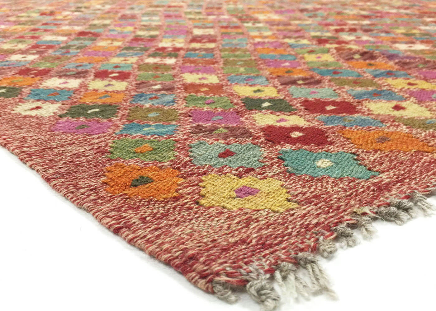 Vintage Afghan Maimana Kilim - 6'3" x 8'4" - 150604