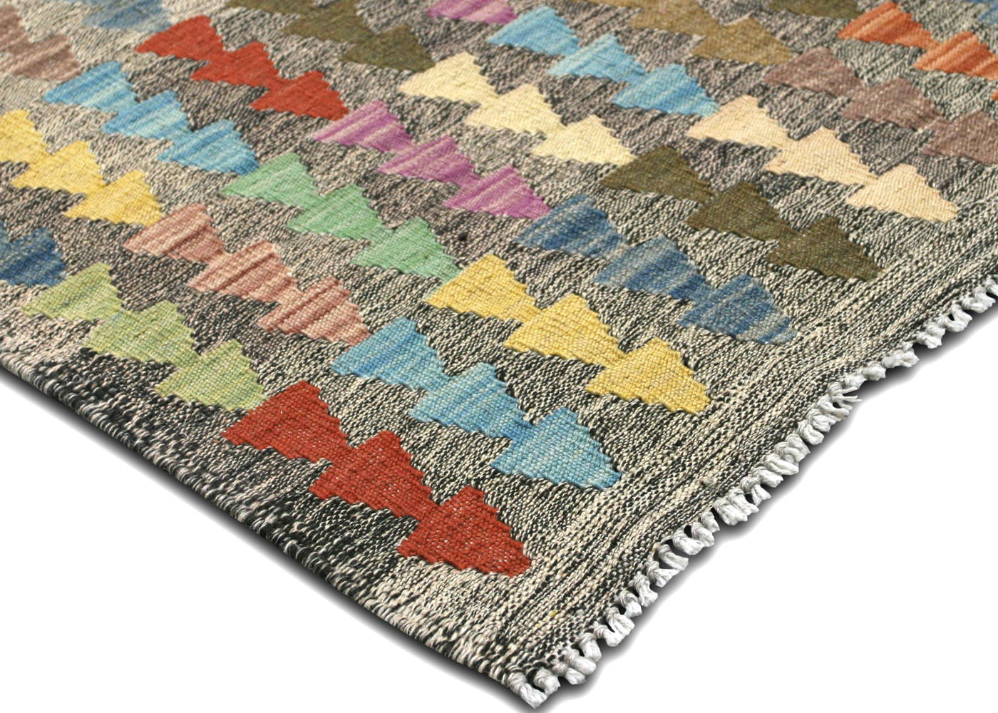 Vintage Afghan Maimana Kilim - 7'1" x 9'5" - 150606