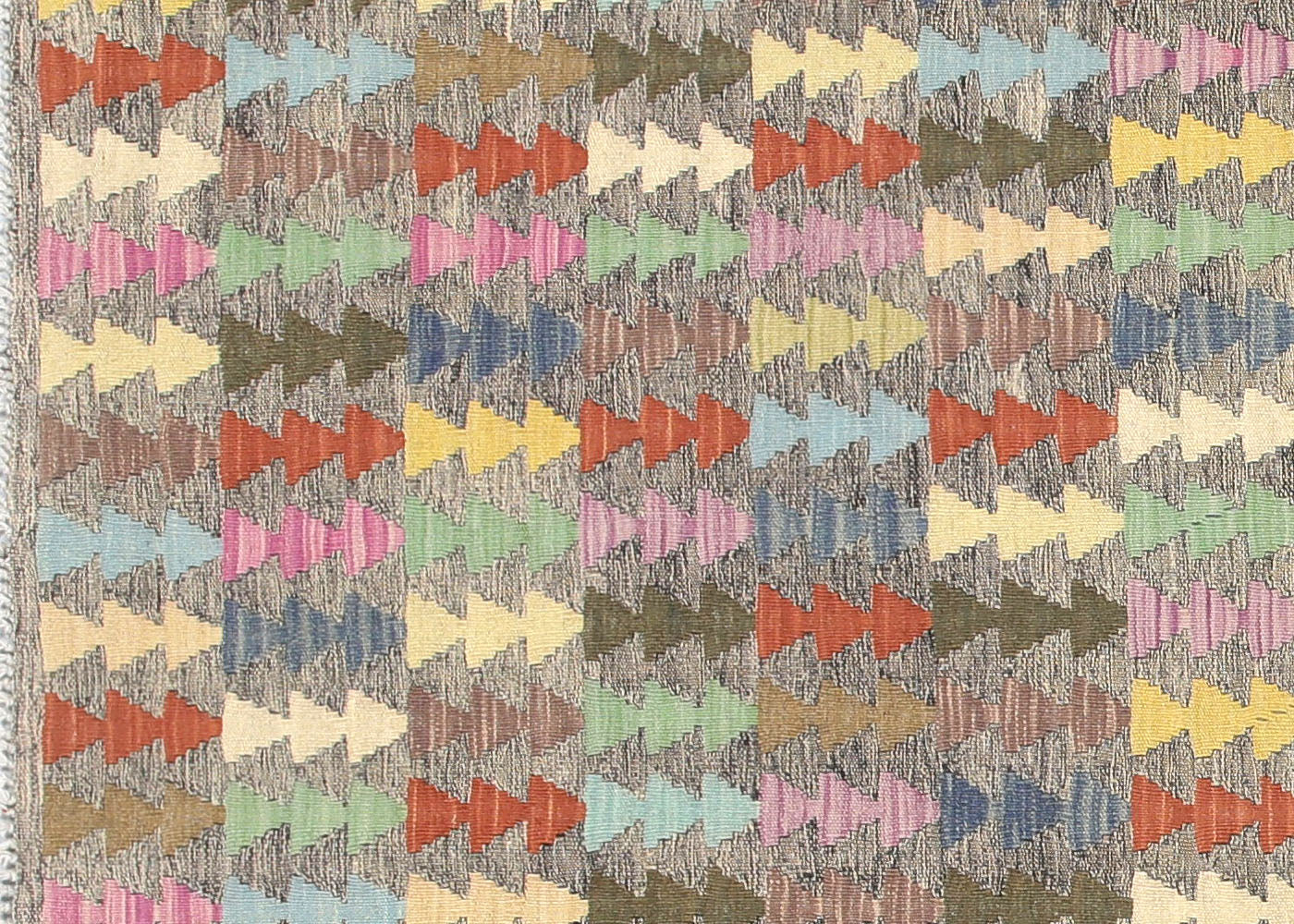 Vintage Afghan Maimana Kilim - 7'1" x 9'5" - 150606