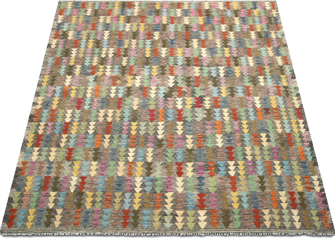 Vintage Afghan Maimana Kilim - 7'1" x 9'5" - 150606