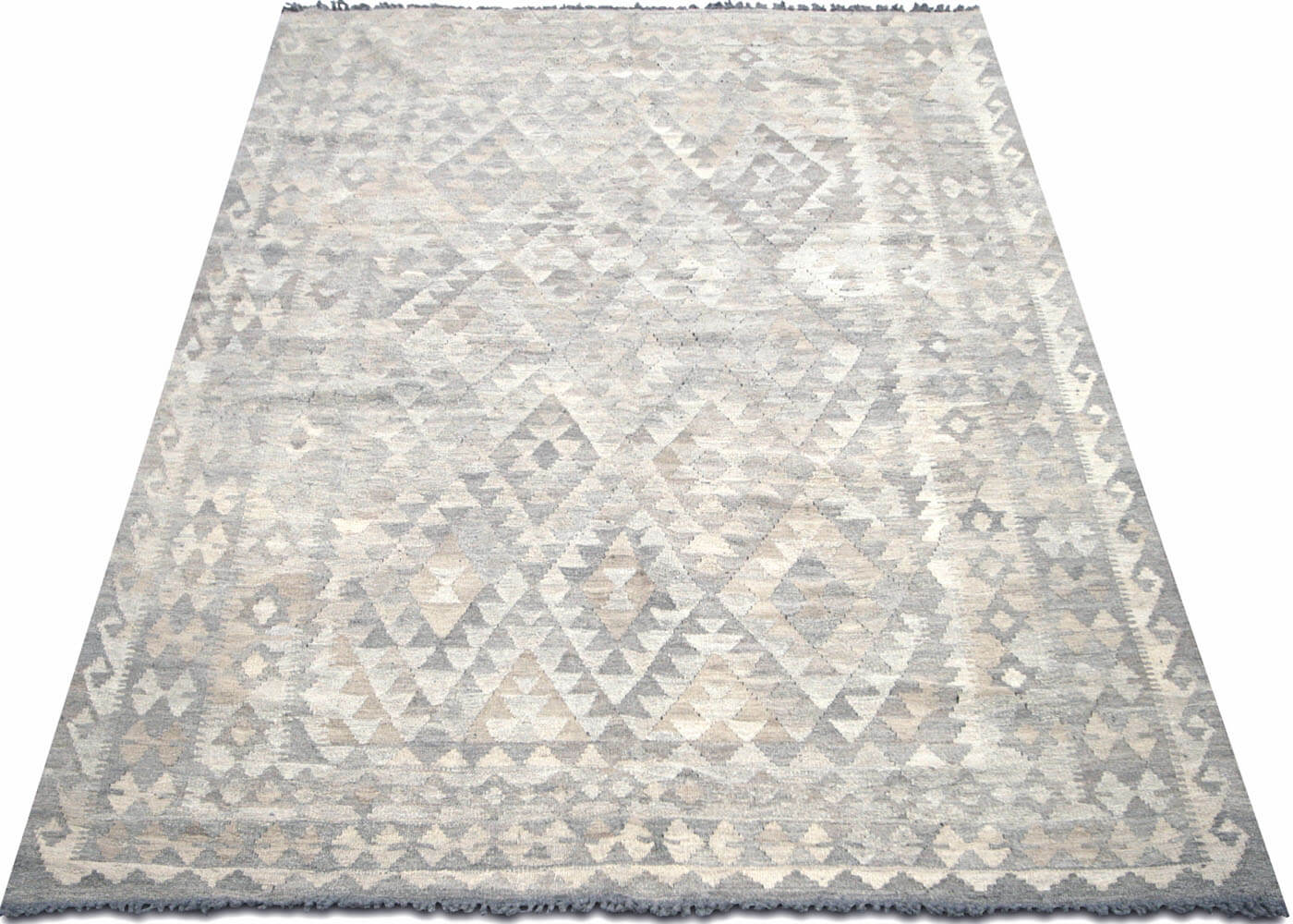 Vintage Afghan Maimana Kilim - 5'5" x 7'11" - 150618